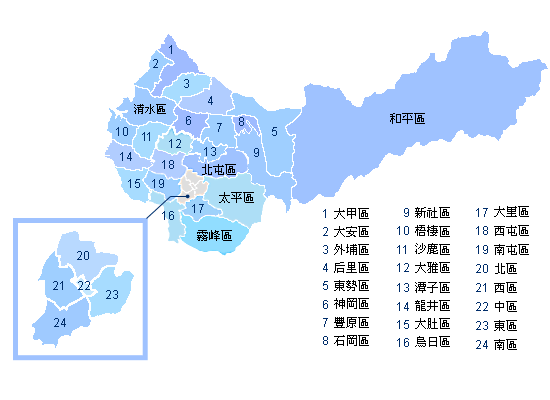 臺中郵局當地支局