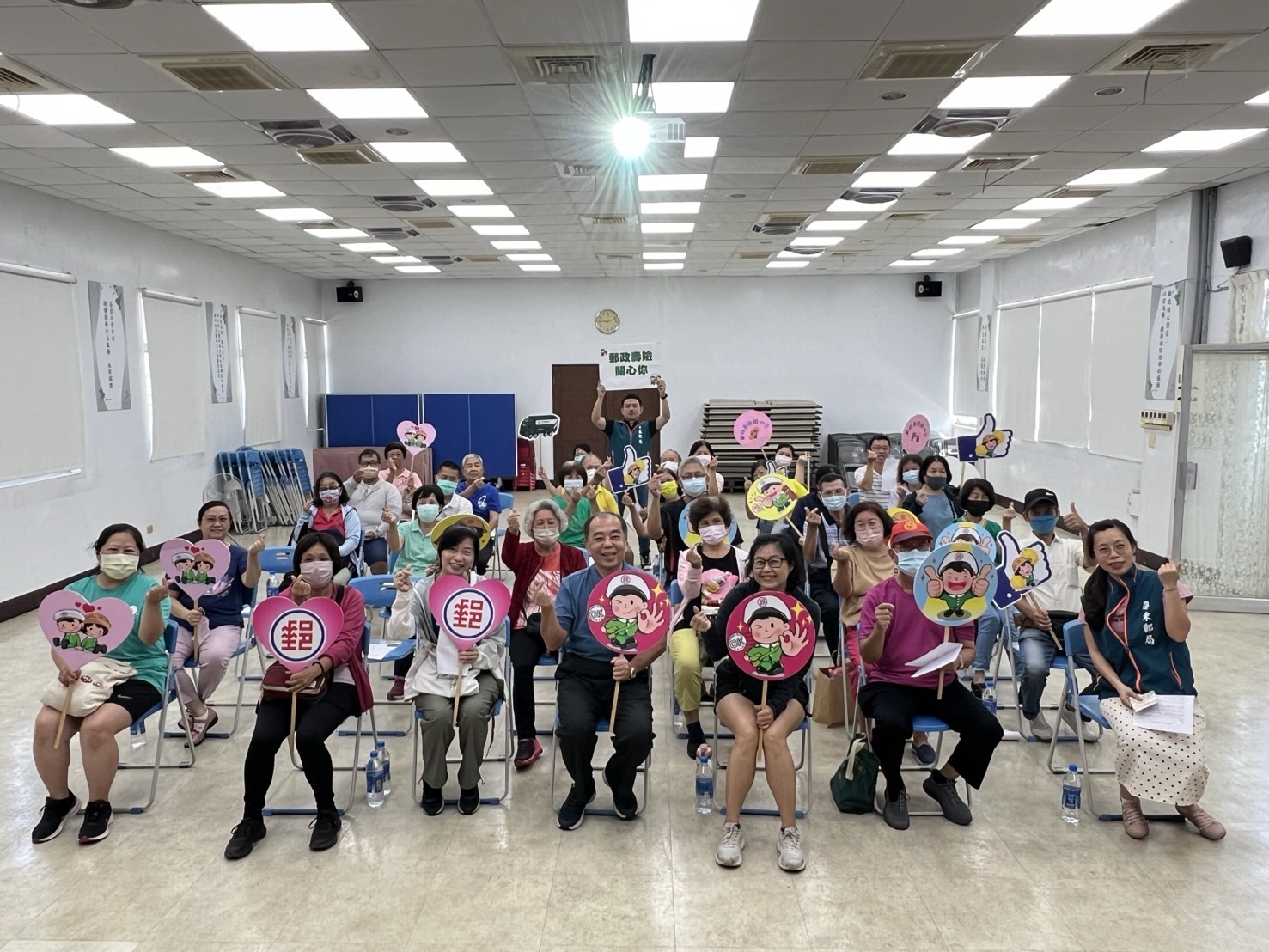 屏東郵局郵政壽險交流座談會&有氧拳擊課程 
