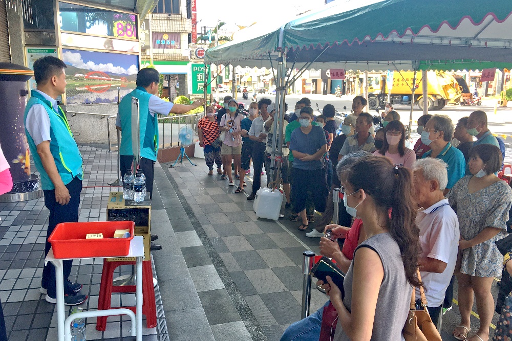 花蓮國安郵局振興券領券作業