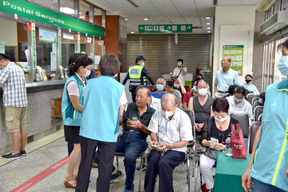 花蓮國安郵局振興券領券作業