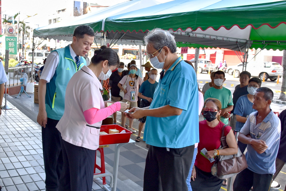 花蓮國安郵局振興券領券作業