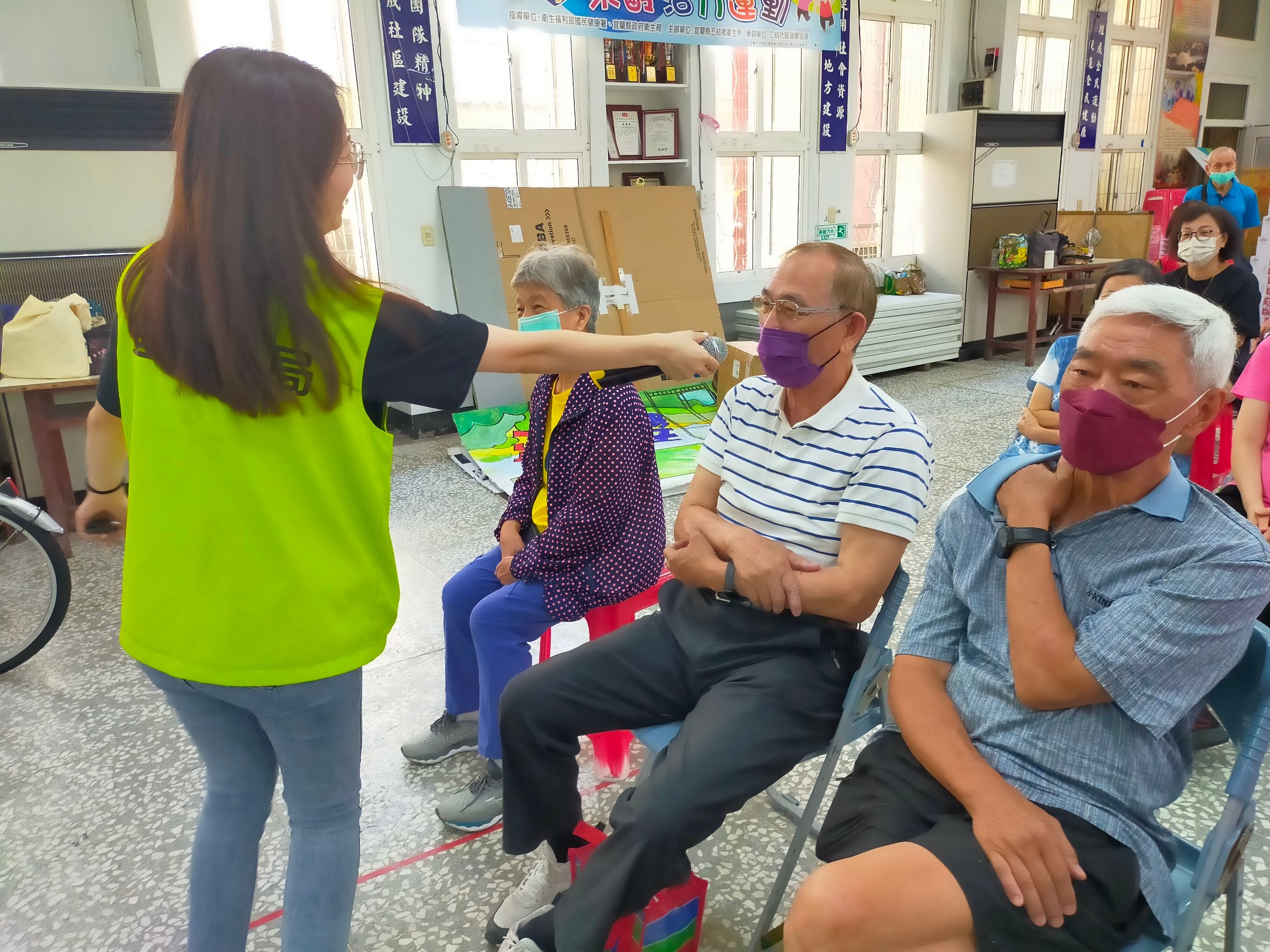 郵局壽險新知交流座談-銀髮長輩熱情舞動一夏