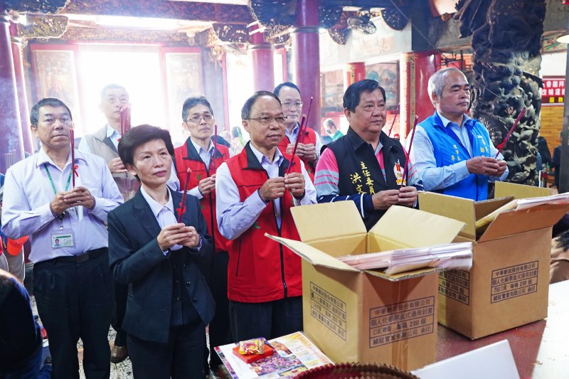 苗郵相揪瘋媽祖，特製拱天宮媽祖「個人化郵票」