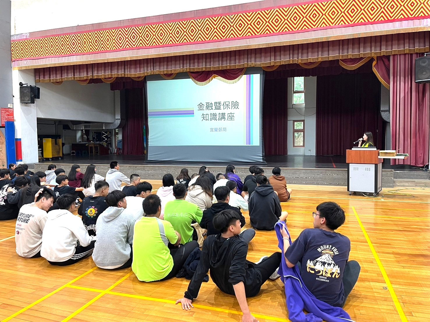 宜蘭郵局假「南澳高中」 深耕校園金融暨防詐知識