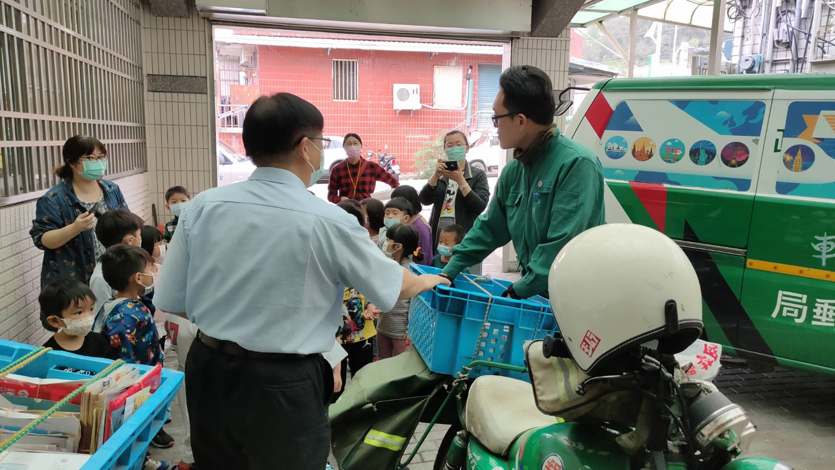 幼稚園參訪初鹿郵局