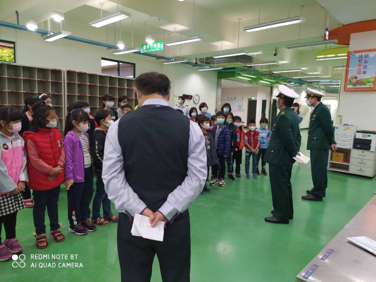 五股郵局-良華幼兒園及良華美術與語文理補習班參訪