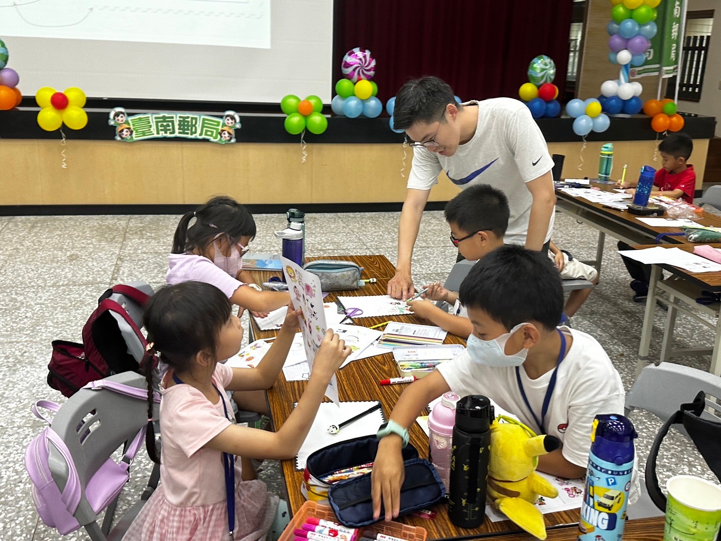 臺南郵局113年暑期親子集郵研習營活動