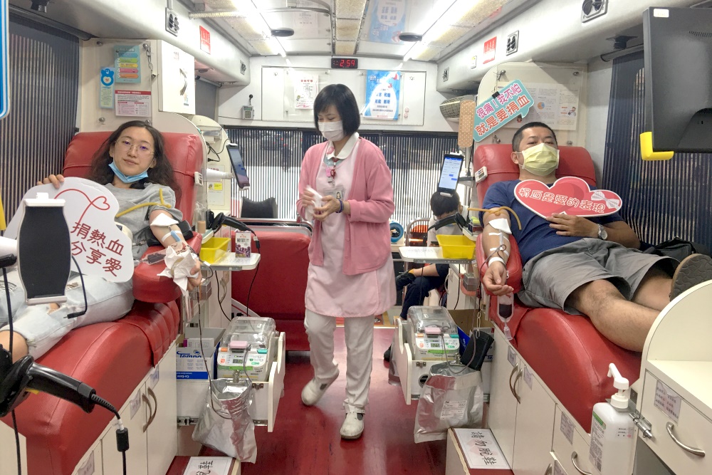 花蓮郵局捐血郵愛心活動