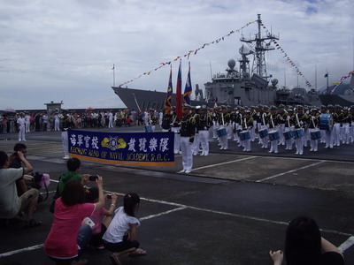 海軍惇睦遠航訓練鑑隊靠泊蘇澳港