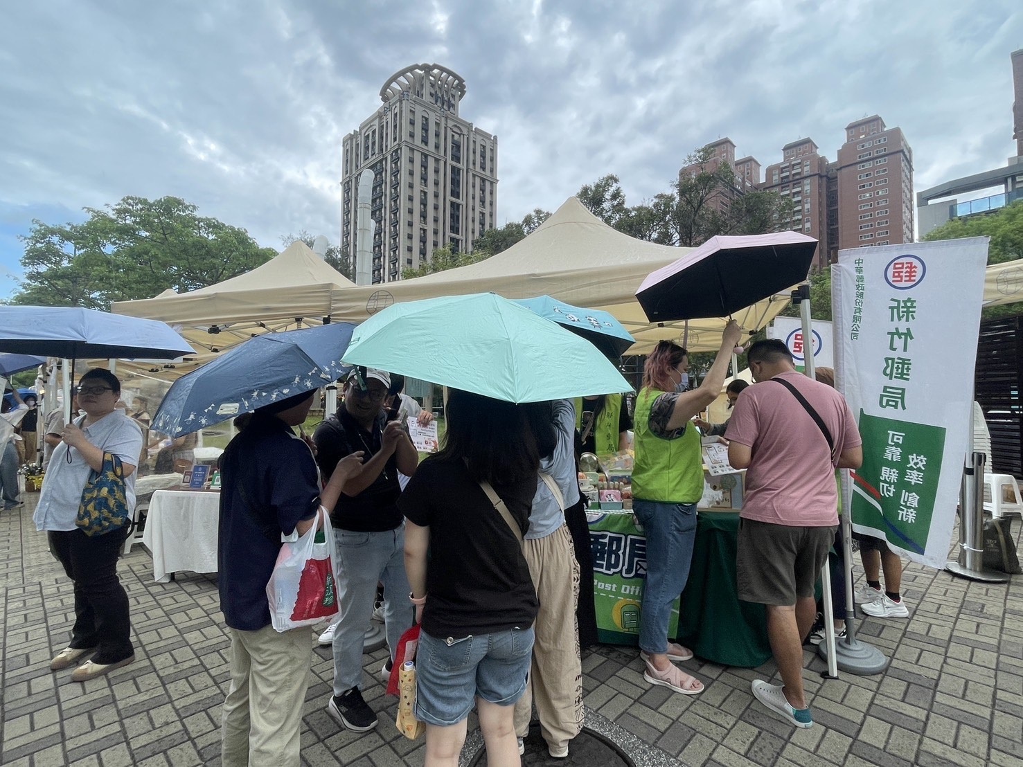 竹郵百年市集亮郵戳紀念傳情感