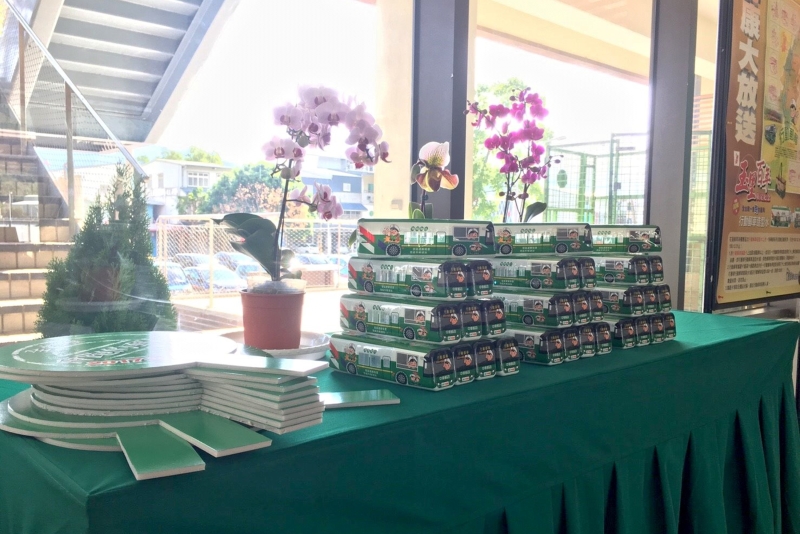 行動郵車造型水上市發表記者會