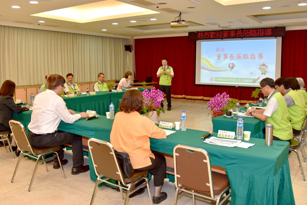 吳宏謀董事長視察業務及慰問同仁