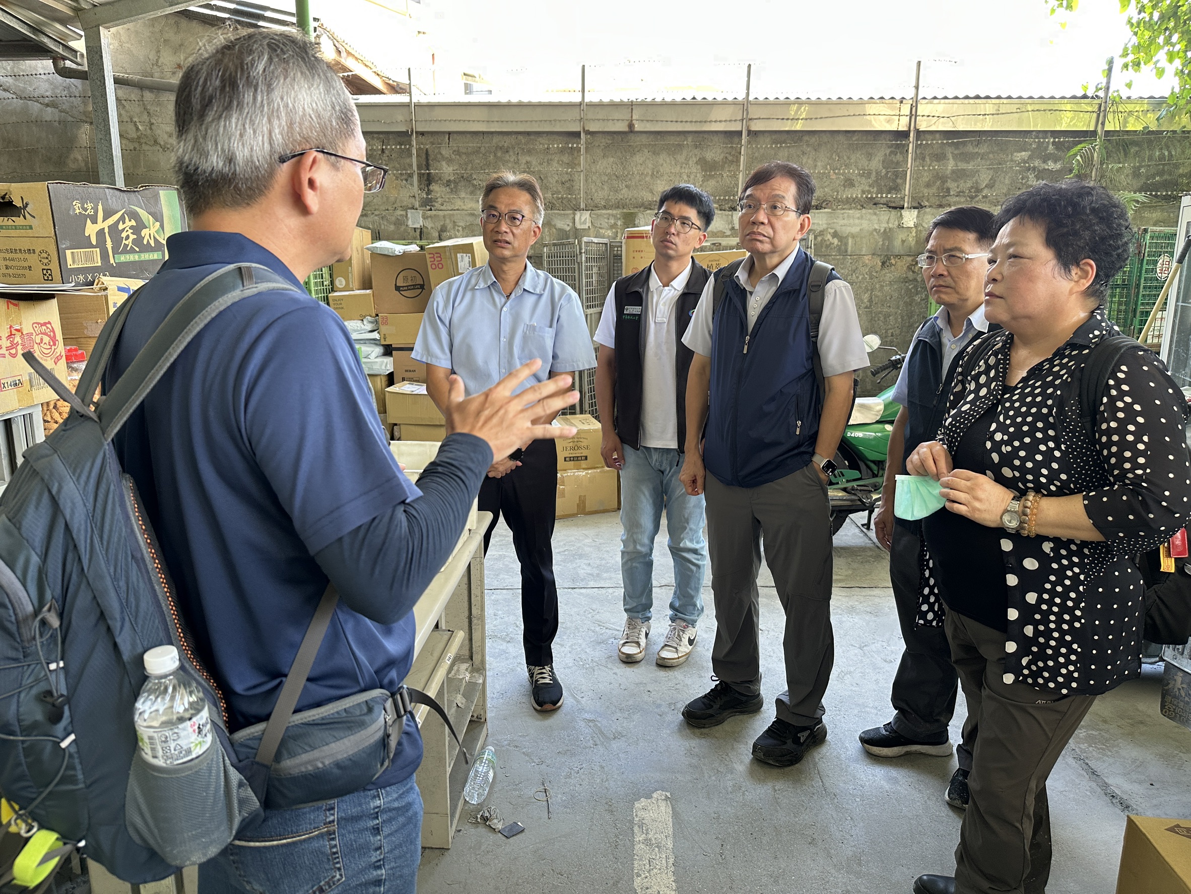 中華郵政高層關懷災區　前進花蓮郵局慰勉同仁