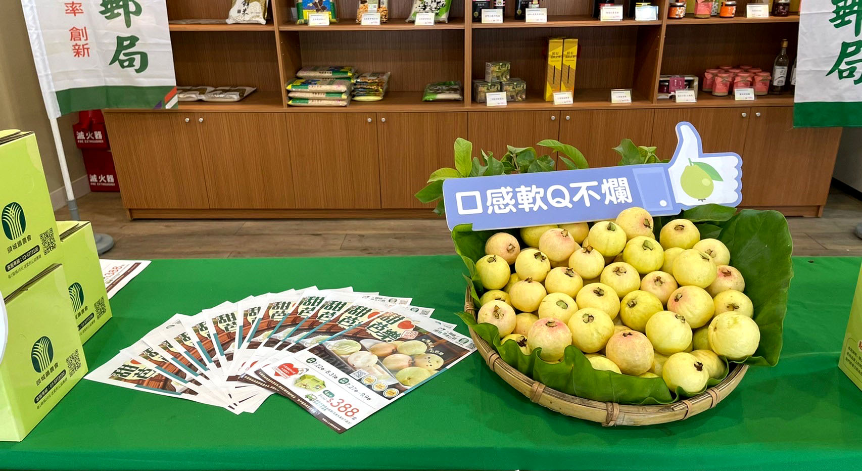 宜蘭郵局挺小農 做公益甜心芭樂上市