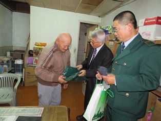 台南郵局105年「關懷獨居長者」活動