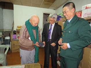 台南郵局105年「關懷獨居長者」活動