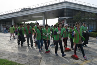 臺南郵局辦理105年關愛社區-清淨家園活動