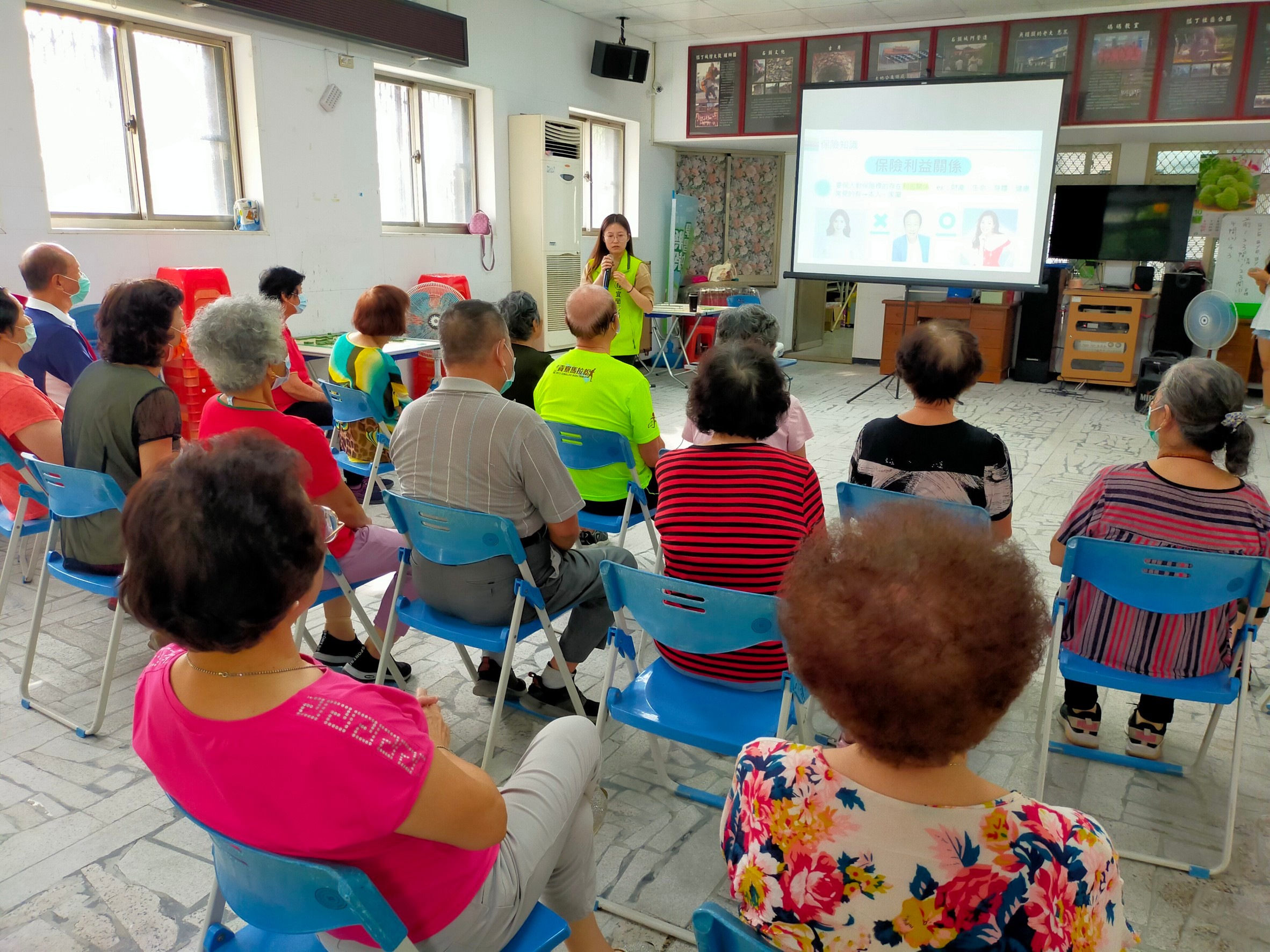 宜蘭郵局假「隘丁社區」辦理講座 增進長者金融暨保險知識