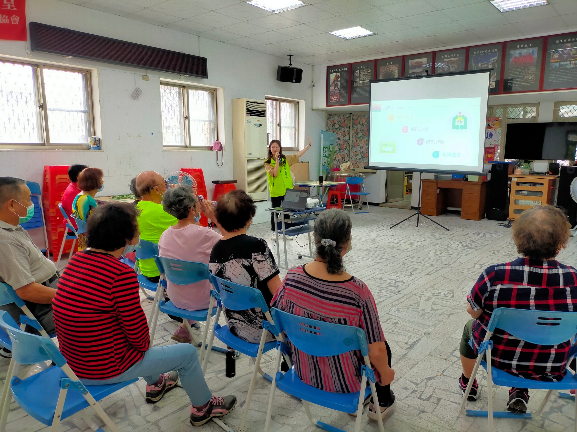 宜蘭郵局假「隘丁社區」辦理講座 增進長者金融暨保險知識