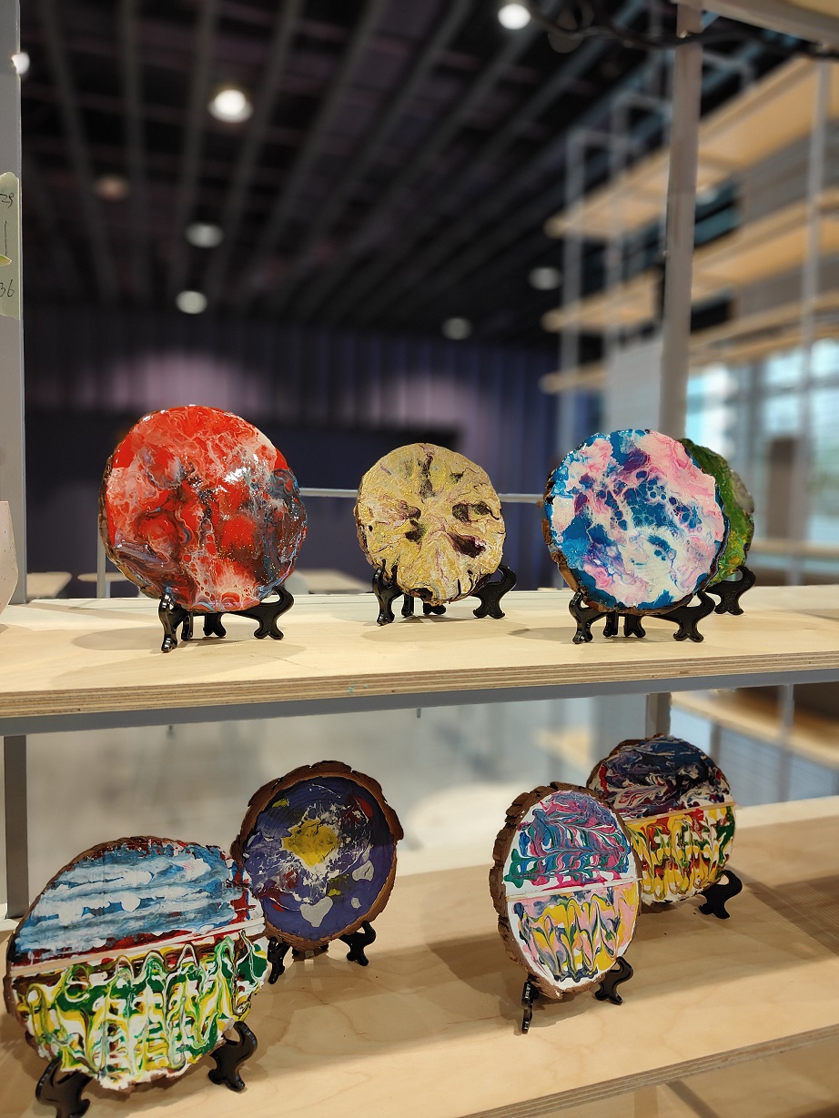 樂齡運動-松木流體畫藝術創作暨金融保險知識講座