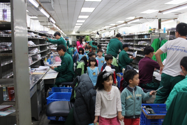 104年4月15日自立幼兒園參觀基隆郵局