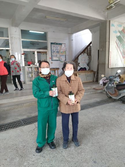 南投郵局關懷、慰問獨居長者活動