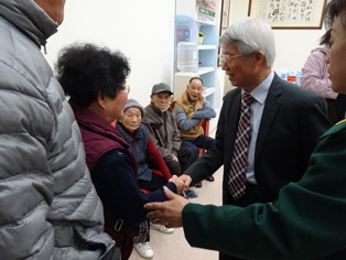 台南郵局104年「關懷獨居長者」活動