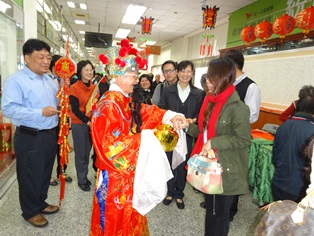 台南郵局104年「財神爺賀新春」活動