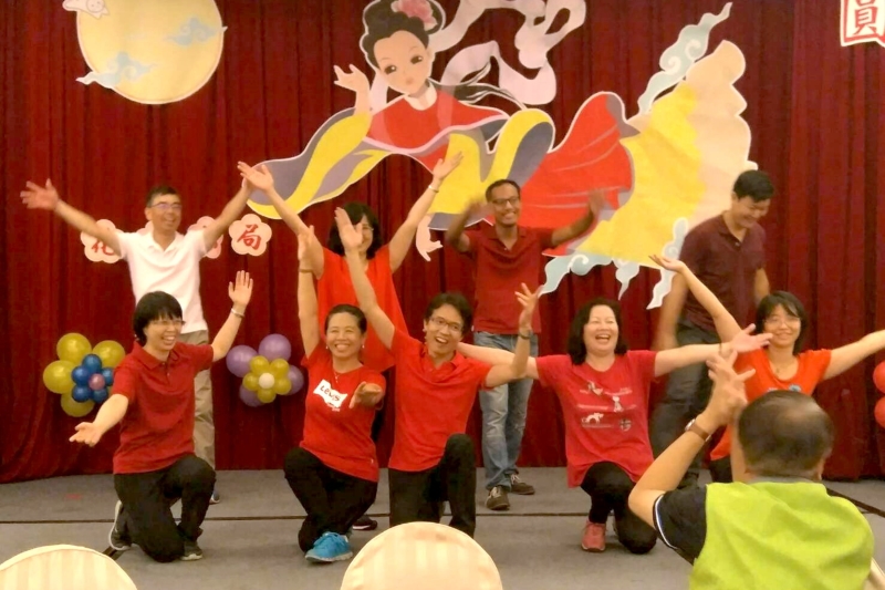 晚宴活動有員工熱舞表演