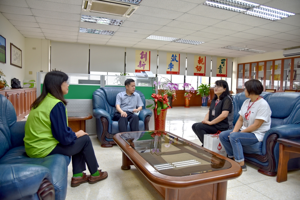 花蓮捐血站站長拜訪