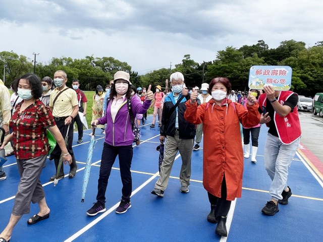 苗郵貓貍山舉辦「樂齡散步集章趣」