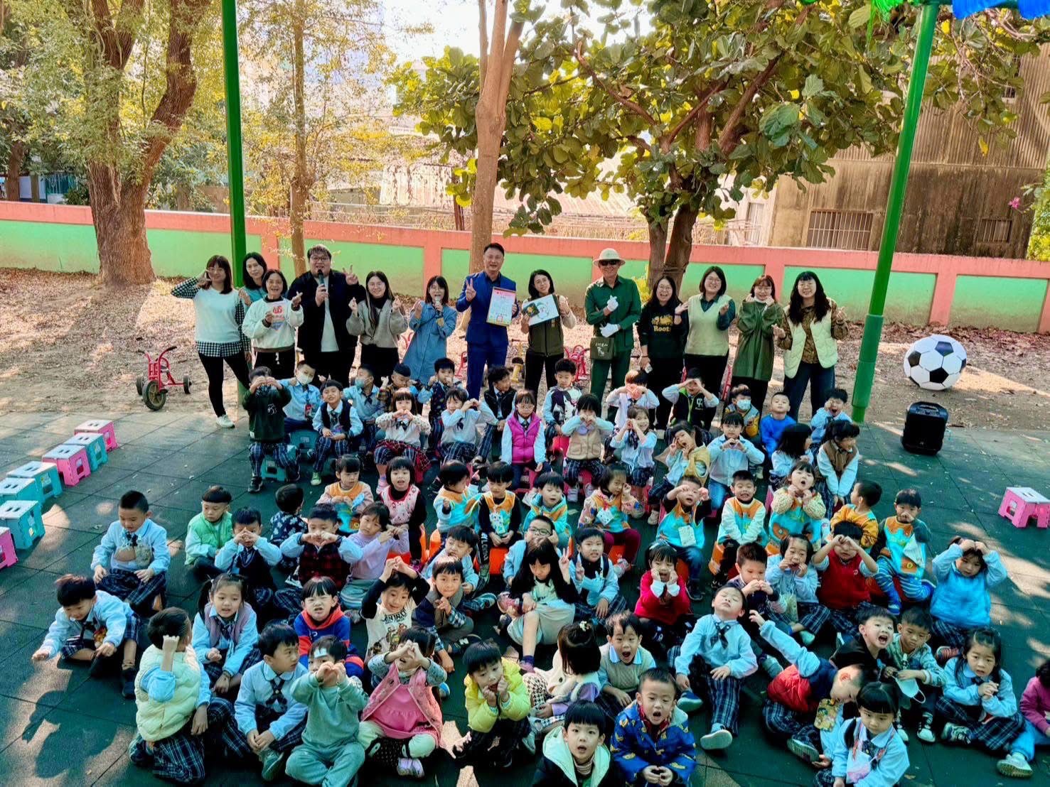 邀參與育人附幼的休業式活動