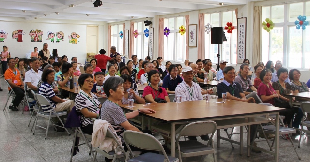 107年9月12日基隆郵局-「不老運動-銀髮族歡唱」活動