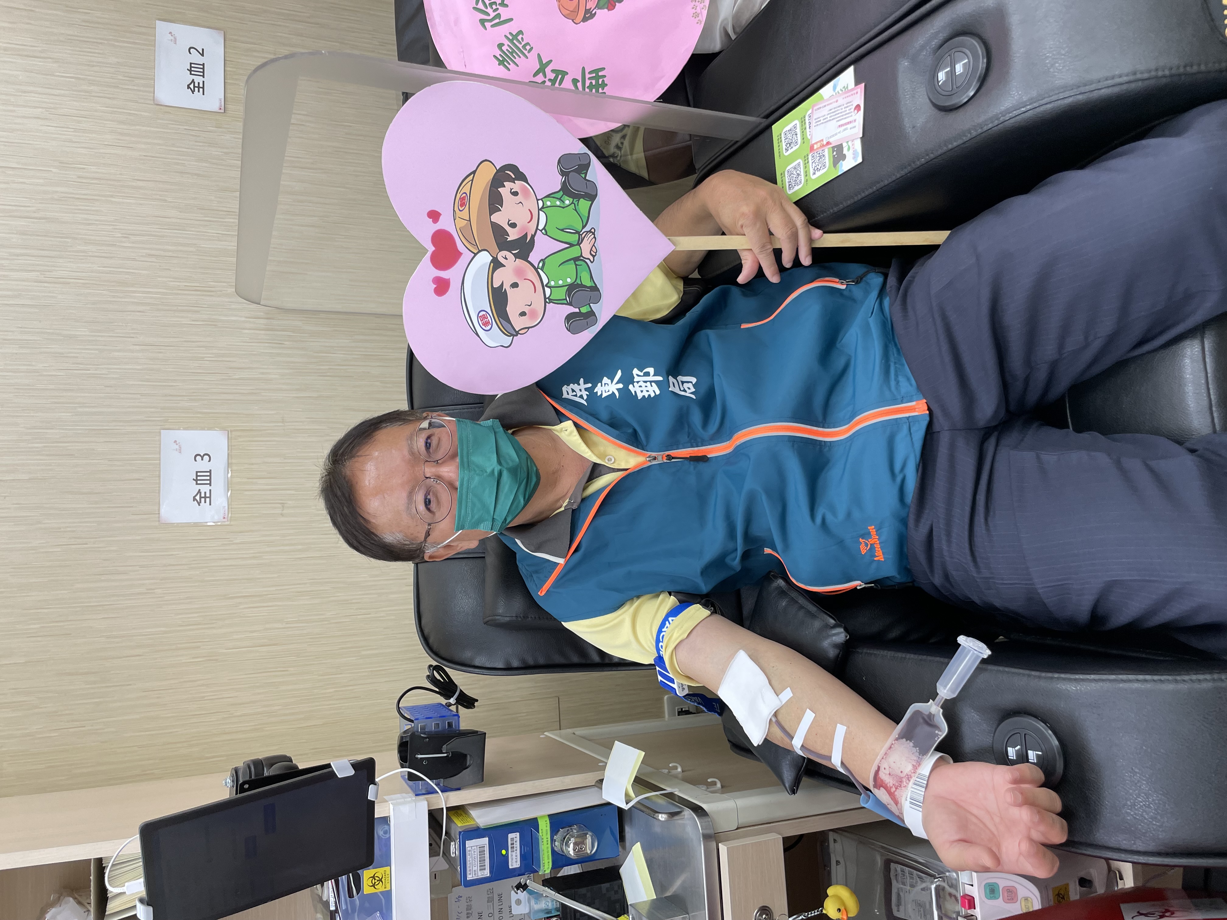 屏東郵局「捐熱血 郵愛心」關愛社區活動