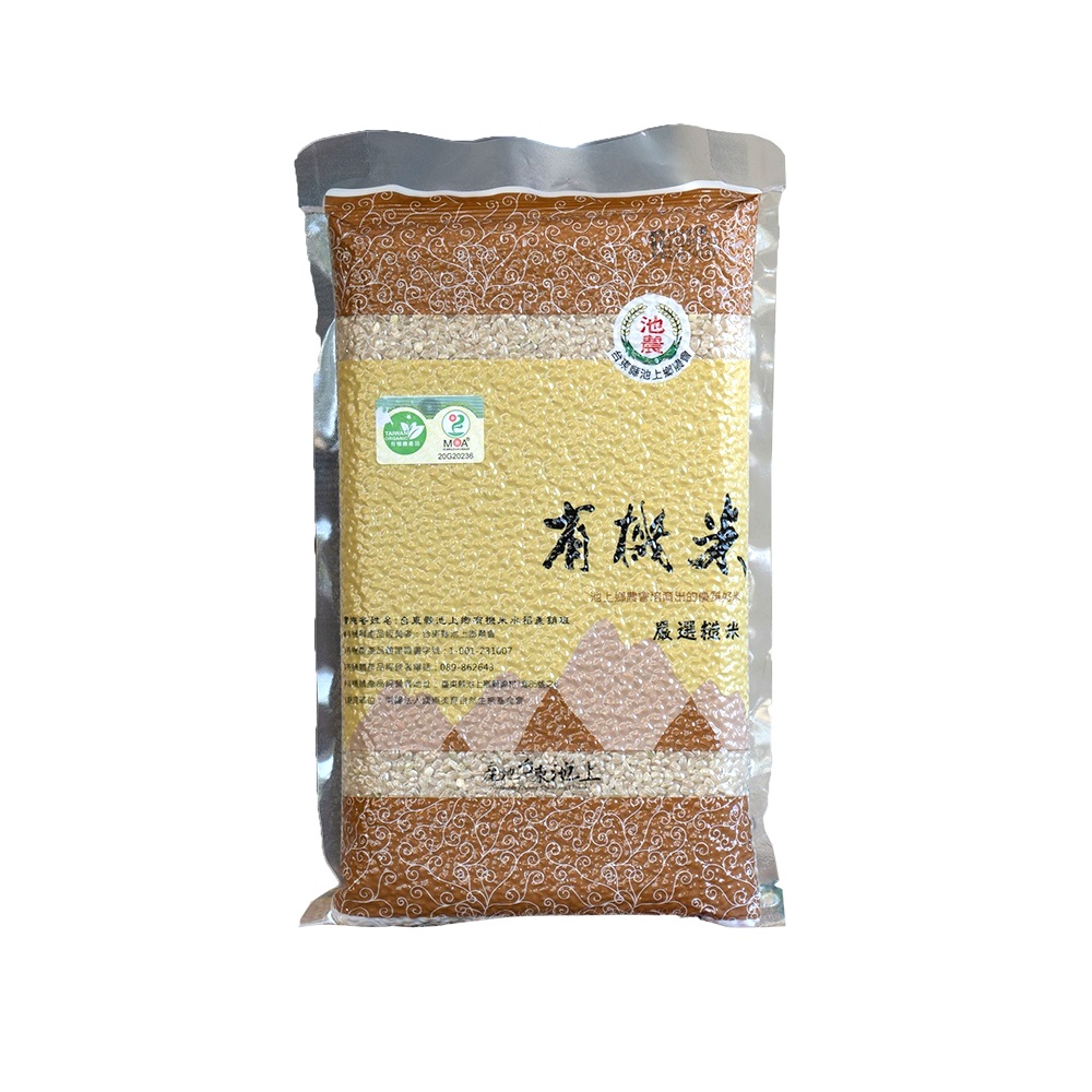 池農有機糙米-1公斤