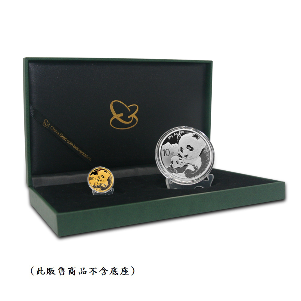 2019熊貓金銀幣（3公克金）