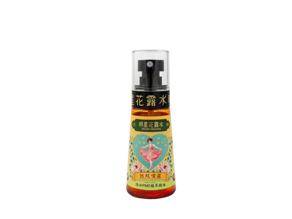 明星花露水防蚊噴霧