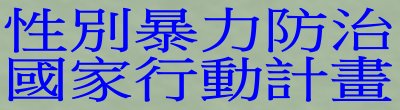 行政院新聞傳播處「性別暴力防治國家行動計畫」政策說明。