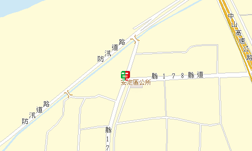 安定郵局地圖