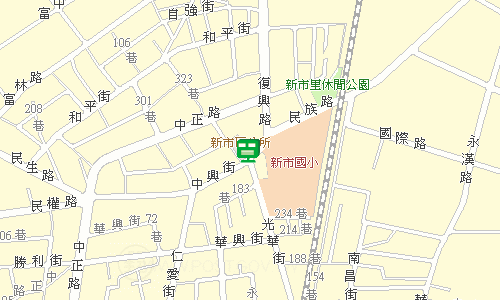 新市郵局地圖