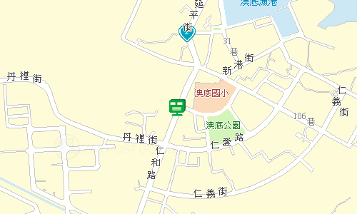 貢寮澳底郵局地圖