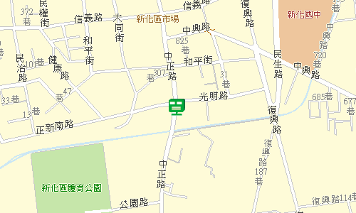 新化郵局地圖