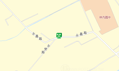 林內郵局地圖