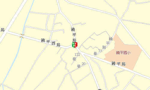 莿桐郵局地圖