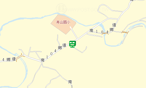 白河郵局地圖