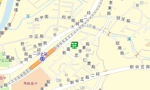 汐止郵局郵務股地圖