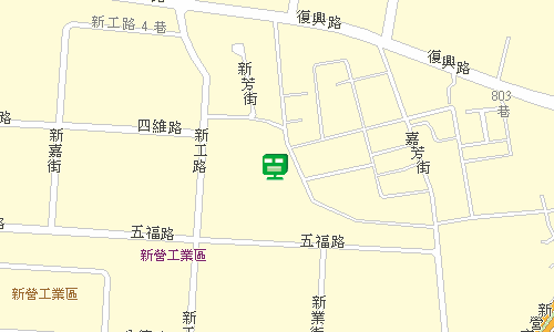 新營郵局郵務股地圖