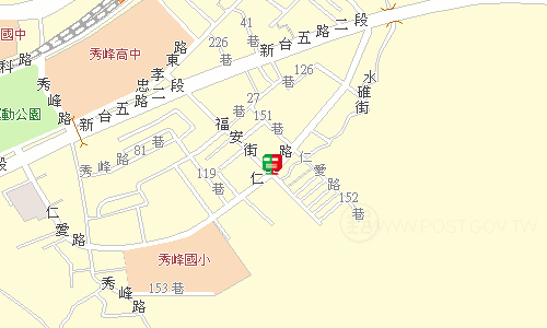 汐止郵局郵務股地圖