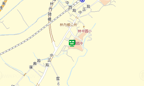 林內郵局地圖