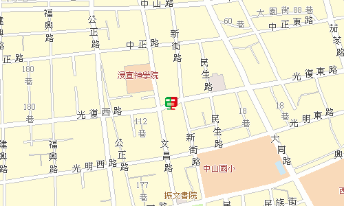 西螺郵局地圖